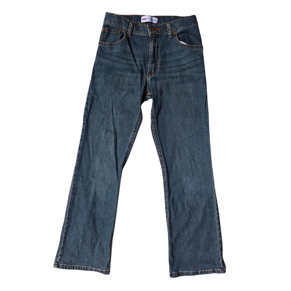 Wrangler Boys Jeans 14 Slim Classic Bootcut Blue Denim Western Cowboy